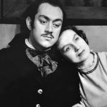 Los protagonistas de “La Lunareja”, estrenada en 1946: María Rivera en el rol de Isabela y Ricardo Roca Rey como el capitán Alonso.