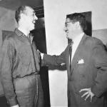 Conversa en 1961 Ricardo Roca Rey con Benjamín Cisneros importante funcionario de Backus y creativo escritor de las historias televisadas.